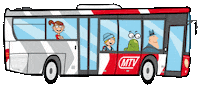 Bus Transport Sticker by MTV Main Taunus Verkehrsgesellschaft