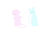 amerosa love cat heart cats Sticker