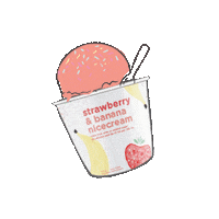 chimptreats vegan canada ice cream banana Sticker