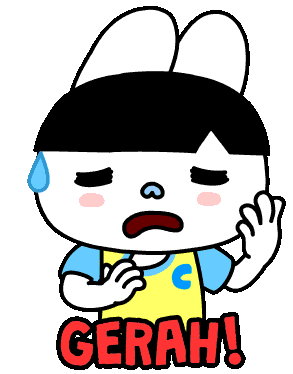 Sweat Sad Face Sticker by Fun Cican