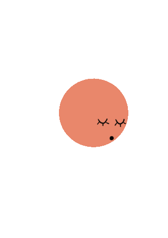 Sleepy Illustration Sticker