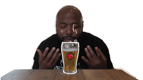 Beer Smelling Sticker by LooseKeys