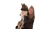 sniffdog dog celebration yay unimpressed Sticker