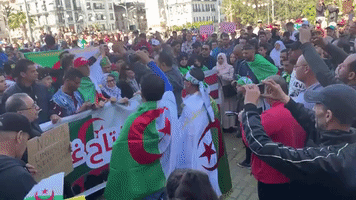 Algerians Rally Against President's Extension of Fourth Term