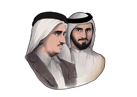 Uae Sheikh Sticker by Brand Dubai