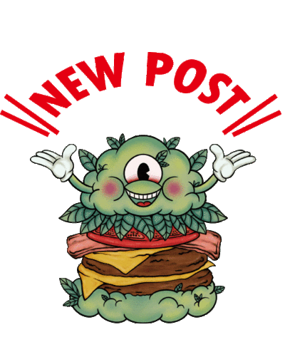 Weed Sticker by MARDYCOLOR