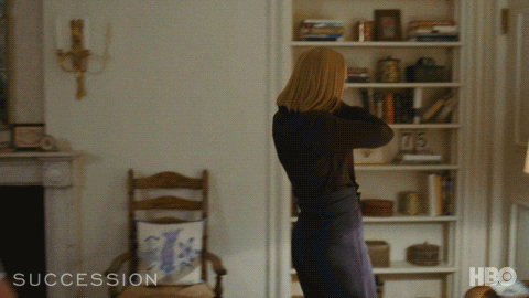 Stressed Sarah Snook GIF by SuccessionHBO