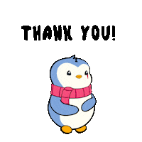 Thank U Love Sticker by Pudgy Penguins