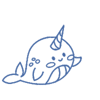 Narwhal Sticker by Life In Treetop