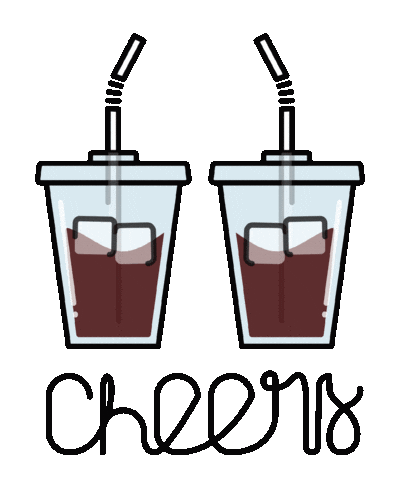 Iced Coffee Animation Sticker by Maximillian Piras