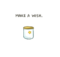 Glow Make A Wish Sticker