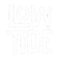 low tide lowtide Sticker