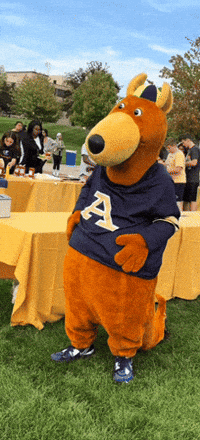 Belly Roll Dancing GIF by The University of Akron