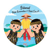 Cni Gawai Day Sticker by CNI