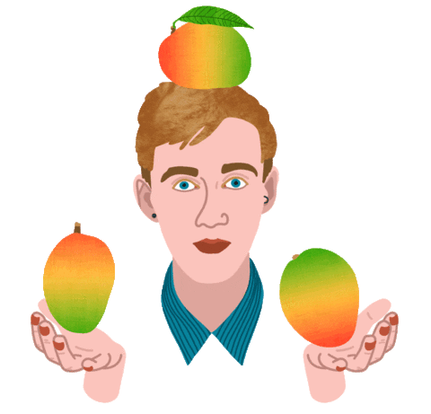 Mango Juice Sticker by Kiri Mioki