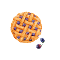 Fruit Eat Sticker by Very Wonder