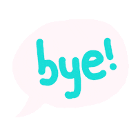 Au Revoir Goodbye Sticker