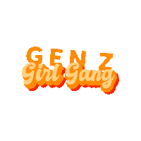 GenZGirlGang community ggg sisterhood girl gang Sticker