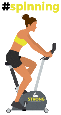 Spinning Sticker by Strong Academia