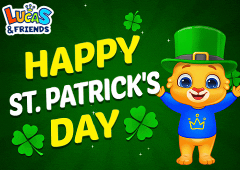 St Patricks Day Irish GIF by Lucas and Friends by RV AppStudios