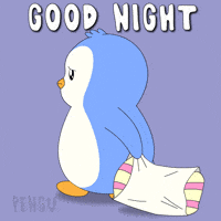 Tired Good Night GIF by Pudgy Penguins