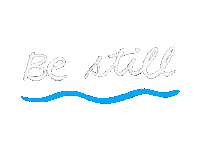 Be Still Bible Text Sticker