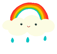 marinis rainbow rain rainy arcoiris Sticker