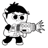 Angry Man Sticker