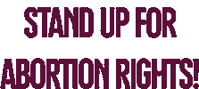 Stand Up Abortion Sticker by RFSU