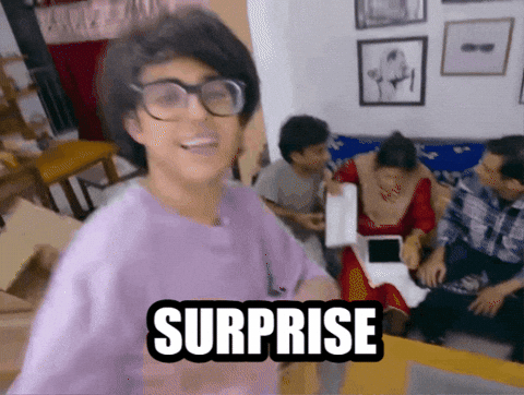 Happy Surprise GIF by Emaze Media