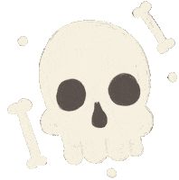 Skull Skeleton Sticker