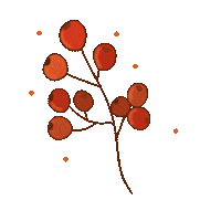 Home Fall Sticker