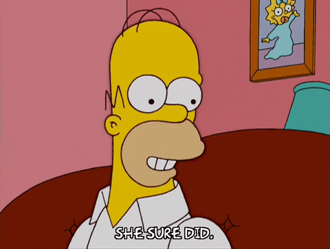 happy homer simpson GIF