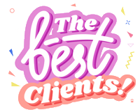 Best Clients Sticker by Suz Chadwick