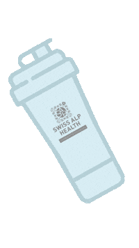 Swiss-alp-health collagen shaker keepmoving sah Sticker