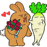 Happy I Love You Sticker by Holler Studios