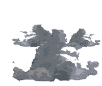 smoke clouds Sticker