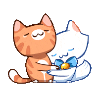 Cats Love Sticker by Mino Games