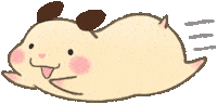 Hamster Sliding Sticker