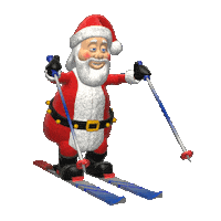 Santa Claus Christmas Sticker