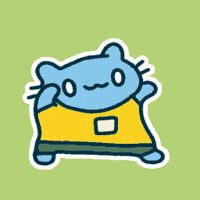 Happy Blue Cat GIF by Cool Cats