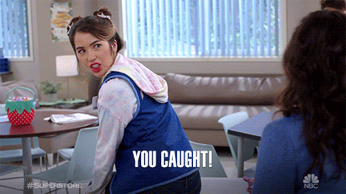 You Caught GIF by Superstore