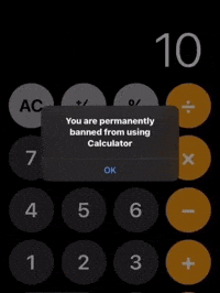 Calculator Using GIF