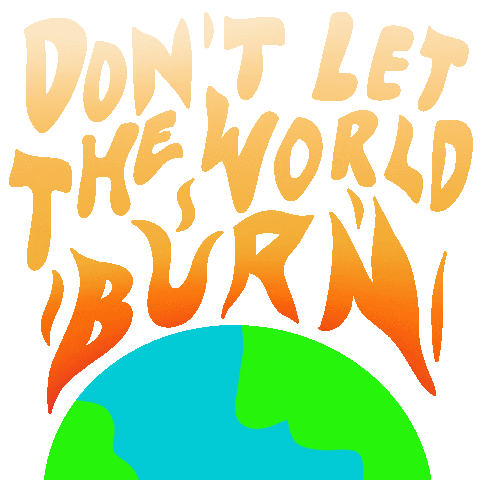 Climate Change World Sticker by INTO ACTION