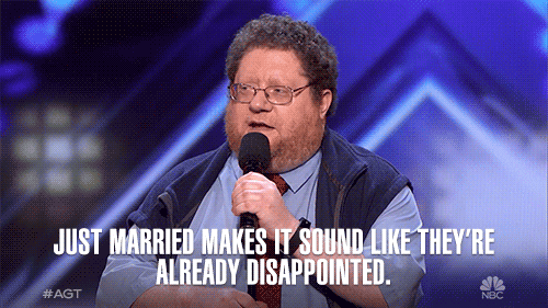 Just Married GIF by America's Got Talent