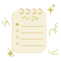 Sparkling To Do List Sticker by Rahsa Nusantara