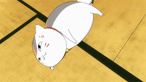 nyanko sensei roll GIF