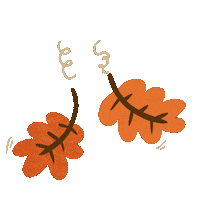 ClapotisSauvage fall leaf leaves automne Sticker