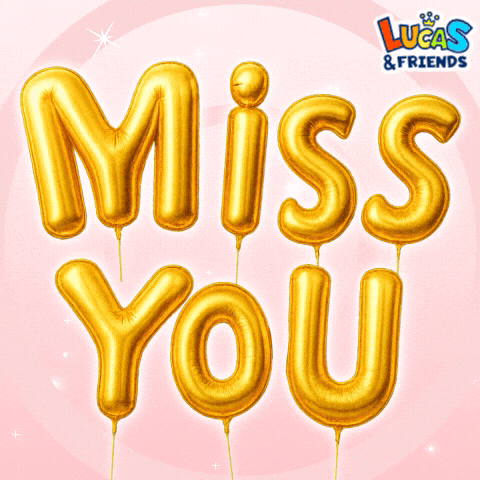 Miss You Love GIF by Lucas and Friends by RV AppStudios