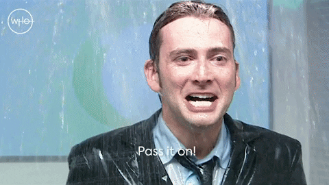 Pass It On David Tennant GIF by Doctor Who